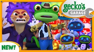 Muddy Monster Car Wash  Geckos Garage  Brand New Episode  Truck Cartoons For Children [upl. by Anuaf]