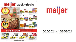 Meijer Weekly Ad US  10202024  10262024 [upl. by Schwerin]