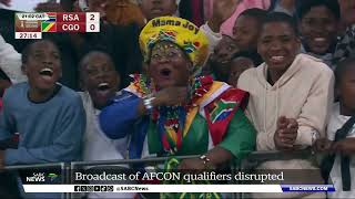 AFCON Qualifiers  SABC will no longer broadcast remaining matches scheduled for October 11 [upl. by Enelehcim]