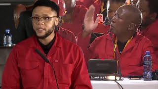 “In The Absence Of The Useless Minister” EFF Vuyani Pambo Asked To Withdraw About Min Blade Nzimande [upl. by Trebloc]