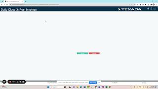 How to Complete Daily Close 3 Post Invoices [upl. by Fredela]