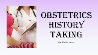 OampG Obstetrics history taking template for medical students [upl. by Ennis]