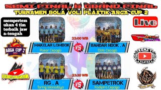 Live semi final dan final ARGA CUP 2 turnamen bola voli plastik [upl. by Anitsud]