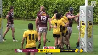 24 U19 Highlights Rnd 1 vs Caboolture Snakes [upl. by Notaek]