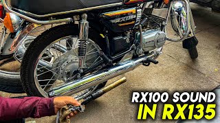 HOW TO GET YAMAHA RX100 SOUND IN RX135 🔥 [upl. by Nytsud464]