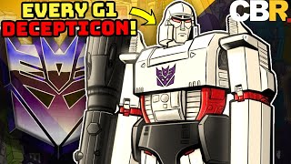 Transformers Every G1 Decepticon Ranked [upl. by Bilac]