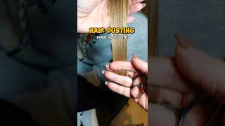 HAIR DUSTING How to do it 🙌 [upl. by Yanat748]