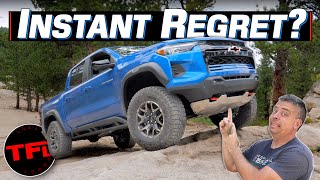 Did I Make a HUGE MISTAKE Buying My Chevy Colorado Trail Boss Instead of the ZR2 [upl. by Ihsir]