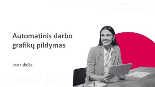 Automatinis darbo grafikų pildymas  SofteraPAYROLL instrukcija [upl. by Alyakcm917]