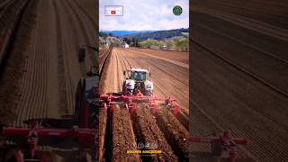 Tractor with 4 ROW BED MAKER Attachment shorts [upl. by Marashio685]