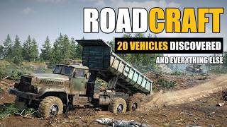 RoadCraft All New vehicles amp Everything else  New game by Snowrunner devs [upl. by Hollerman]