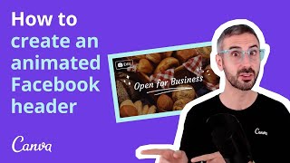 How to Create VIDEO Facebook COVERS with Canva [upl. by Adar931]