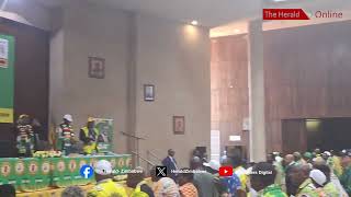 President Mnangagwa receives a resounding welcome at the Central Committee meeting [upl. by Baoj]