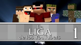 La liga de Youtubers  Ep1  la isla de Wilson el hombre de madera [upl. by Niwdog]