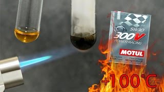 Motul 300V Power Racing 5W30 Jak czysty jest olej silnikowy Test powyżej 100°C [upl. by Enixam607]