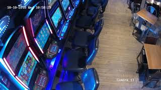 Security Camera for Gambling  Video lottery terminals  VLTs [upl. by Barta236]