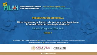 Presentación editorial quotMitos indígenas de México de la época prehispánica a la actualidadquot [upl. by Romie]