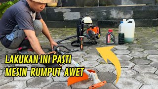 Perawatan Rutin Mesin Rumput Supaya AwetPowerTidak Panas [upl. by Eima133]