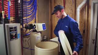 Culligan High Efficiency Water Softener  Industrys Strongest Warranty [upl. by Anaujait857]