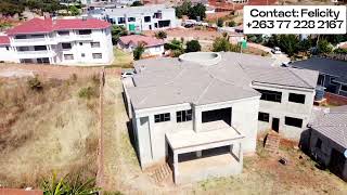 Brookview Incomplete Mansion FOR SALE Harare Zimbabwe [upl. by Nanaek]