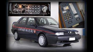 CARABINIERI MILANO  RADIO OTE TC4VP450  ALFA ROMEO 155  OPERAZIONE RED SKORPION DEI ROS [upl. by Ttsepmet]