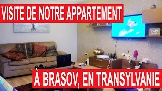 NOTRE APPARTEMENT AIRBNB À BRASOV EN TRANSYLVANIE Roumanie Janvier 2017 [upl. by Elfstan]