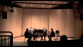 Brioso Brass Quartet  Hindemith  Morgenmusikm4v [upl. by Eeslehc]