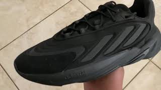 adidas Ozelia ‘Triple Black’  Unboxing and On Feet [upl. by Amabil]