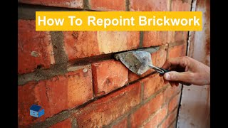 How To Repoint Old Brickwork  The Easy Way With No Experience [upl. by Aehsat170]