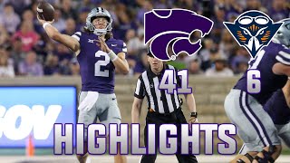 Highlights Kansas State cruises to win over UT Martin [upl. by Eiralih]