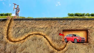 We Made Secret Tunnel To Our BMW After 8 Months🔥  जमीन में दफ़न BMW का क्या होगा हाल [upl. by Kciv918]