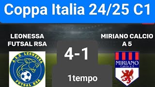 🏆 🏆 🇮🇹 Leonessa Futsal  Miriano Calcio [upl. by Idnahr297]