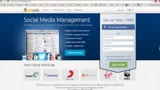 Hootsuite Como publicar 50 grupos de facebook automaticamente [upl. by Nollahs]