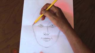 How To Draw a Quick Simple and Easy SelfPortrait [upl. by Dhu439]