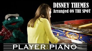 Disney Themes On The Spot  PLAYER PIANO [upl. by Aidam]