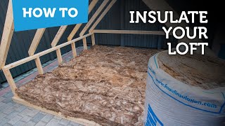 How to save energy at home  How to insulate your loft [upl. by Samella134]