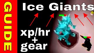 OSRS Ironman Guide to Wilderness Slayer Ice Giants Task  xphr and location [upl. by Godding]