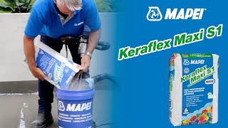 MAPEI  Landscaping System  Keraflex Maxi S1 Tutorial [upl. by Eekram19]