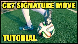 How to Do the Cristiano Ronaldo CR7 Signature Skill Trick [upl. by Alon]