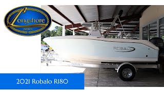 2021 Robalo R180  Longshore Boats [upl. by Ardnuassac]