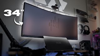 This Gaming Monitor is Impressive KTC 34quot H34S18S Review [upl. by Radloff451]