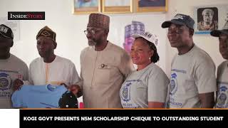 Kogi Government Presents N5m Scholarship Cheque to Outstanding Student [upl. by Fillander]