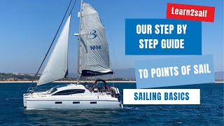 LEARN TO SAIL  OUR STEP BY STEP GUIDE TO THE POINTS OF SAIL [upl. by Fulbert]