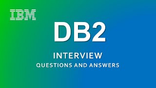 DB2 Interview Questions and Answers  IBM  RDBMS  Database Interview [upl. by Wyatt]