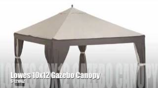 Lowes Garden Treasures 10x12 Gazebo [upl. by Burty]