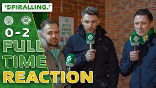 Celtic 02 Hearts  Spiralling  FullTime Reaction [upl. by Namia]