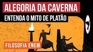 ALEGORIA DA CAVERNA entenda o mito de Platão  Filosofia para o Enem  Ernani Júnior da Silva [upl. by Marjy]