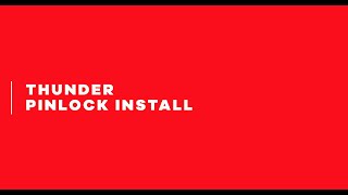 HOW TO INSTALL PINLOCK LS2 THUNDER [upl. by Ludba231]