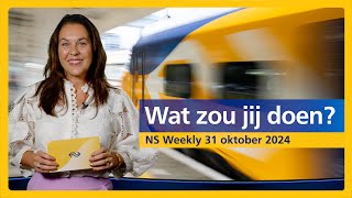 🚆 1 dag werken bij NS  Kies jouw treintrip naar België  NS Weekly [upl. by Ramalahs]