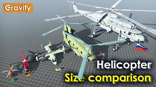 Helicopter Size Comparison [upl. by Maryn379]